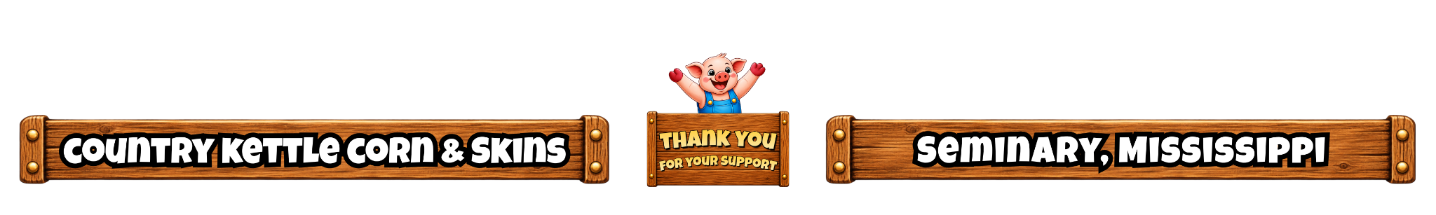 Country Kettle Corn & Skins — Thank you for your support